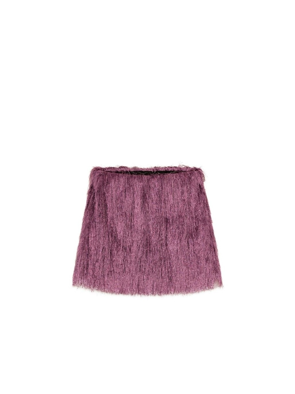 Zara Fringe Mini Skirt Mauve